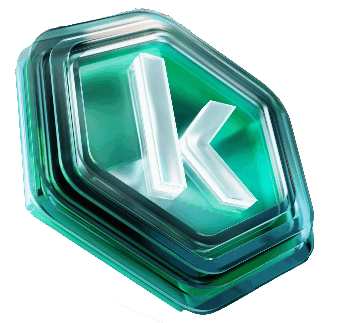 Schwebendes Logo